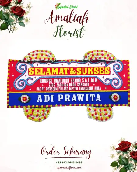 Papan Bunga Ucapan Selamat Cermee